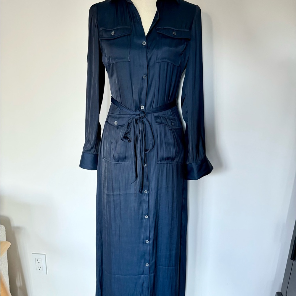 Madewell Dark Blue Long Sleeve Dress
